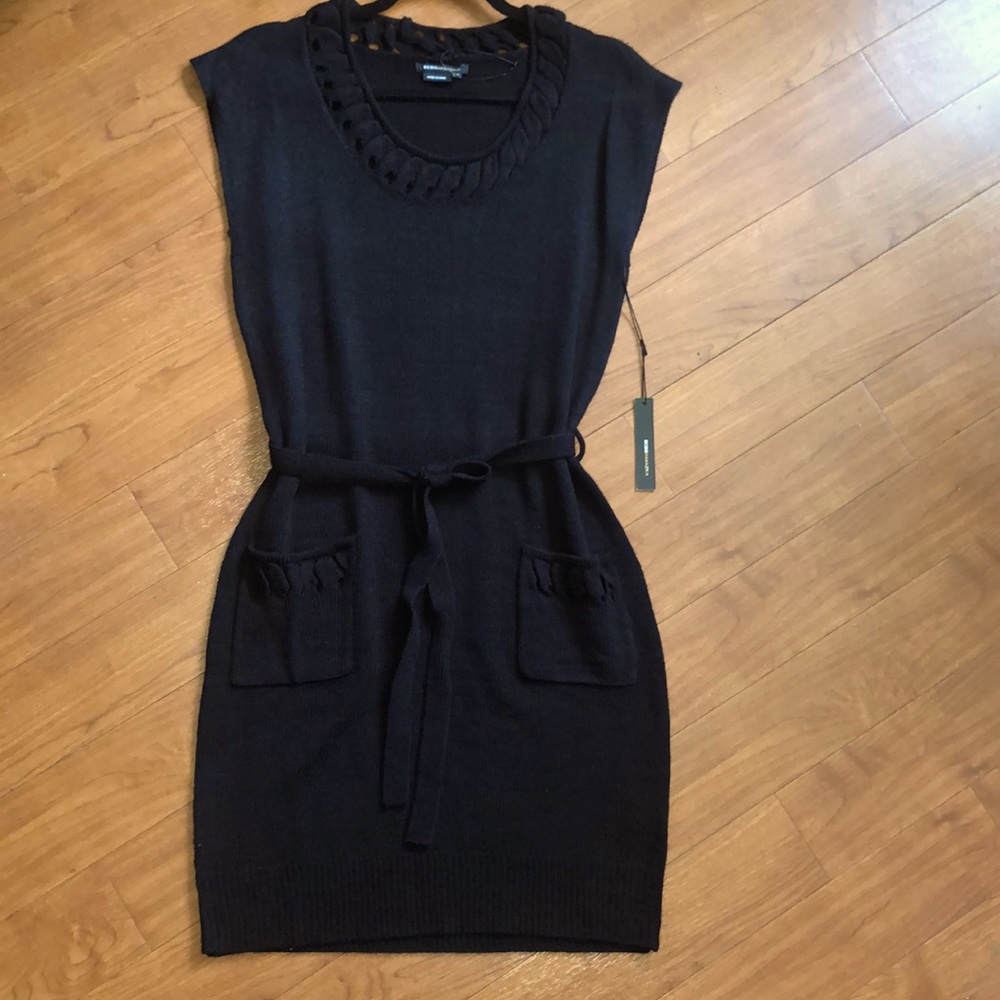 BCBG Maxazria Black sweater dress